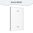 thumbnail image 4 of Panel de interruptores con marco romano de cuero simple de Browns Switching Lights Panel de pared Interruptor de luz simple, doble o con tirador, 4 of 8