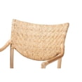thumbnail image 6 of Baxton Studio Damani Modern Bohemian Natural Brown Finished Rattan Dining Chair, 6 of 7