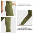 thumbnail image 5 of Elastic Waist Sports Lounge Pants Women Joggers Pants Workout Yoga Sweatpants Swith Pockets Green XS Rawiri, 5 of 6