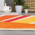 thumbnail image 4 of Round Rug 4Ft Colorful Washable Rug Circle Rug Cute Kids Rug for Living Room Soft Rainbow Rug Non Slip Indoor Throw Rug for Play Room Living Room, Colorful, 4 of 6