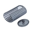 thumbnail image 3 of Qarigey Soporte Visual transparente para almohadillas de algodón, almacenamiento de baño de gran capacidad, soporte para hisopos de algodón Bolsas de maquillaje Oval, 3 of 6