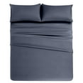 thumbnail image 1 of WIFKLSIIPG Ensemble de Literie Doux et Durable 4 Pcs pour Chambre Ensemble de Draps en Fibre de Polyester Confortable Taille, 1 of 4