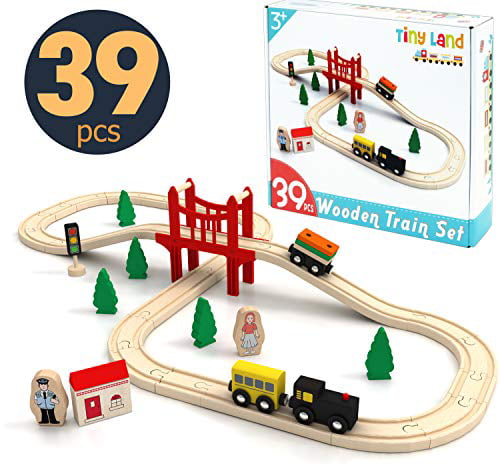 Railway part rail connection wood track essential compatible wooden train tracks 