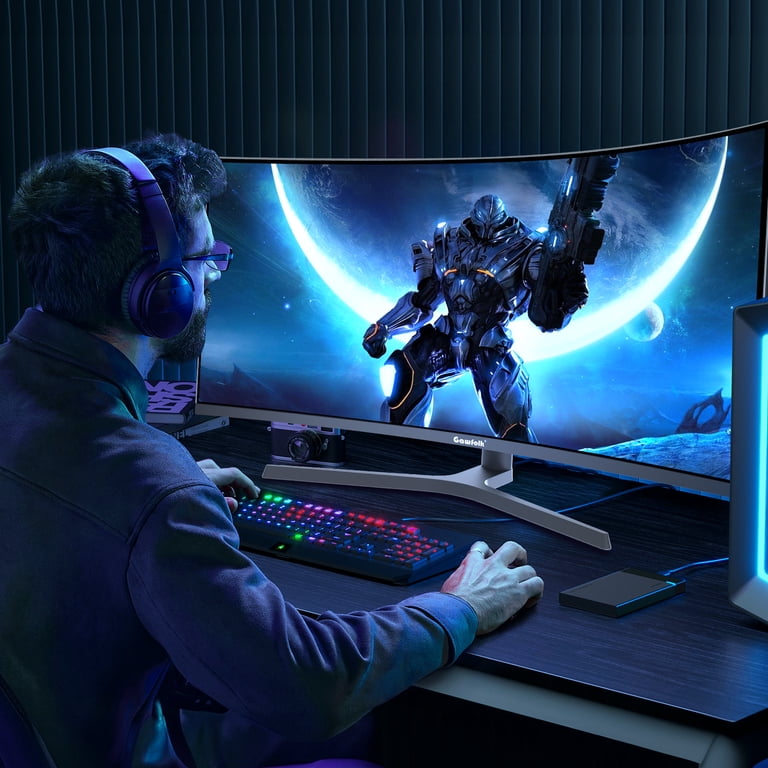 Gawfolk 34" Curved Ultrawide Gaming Monitor photo 7
