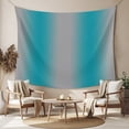 thumbnail image 2 of Turquoise Ombre Tapestry for Bedroom Wall Hanging Tapestry, Grey Modern Art Farmhouse Ceiling Backdrop Tapestries Poster Blanket Wall Decor for Teens Room Living Room Dorm 51" x 59", 2 of 8