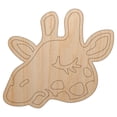 thumbnail image 1 of Sleepy Giraffe Head Wood Shape Unfinished Piece Cutout Craft DIY Projects - 6.25 Inch Size - 1/8 Inch Thick, 1 of 7