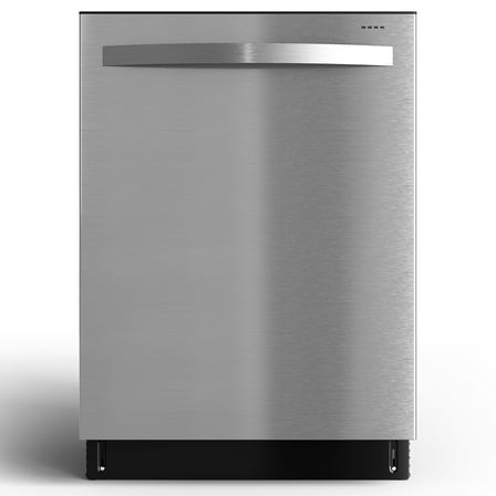 Sunvivi 24" Stainless Steel Built-in Dishwasher, 14-16 Place Settings Dishwasher Machine, 8 Wash Programs, Energy Star, Sliver