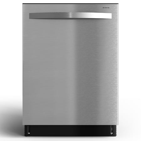 Sunvivi 24" Stainless Steel Built-in Dishwasher, 14-16 Place Settings Dishwasher Machine, 8 Wash Programs, Energy Star, Sliver