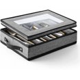 thumbnail image 1 of Caja de almacenamiento para cubiertos y utensilios Hearth & Harbor Grey, 1 of 8