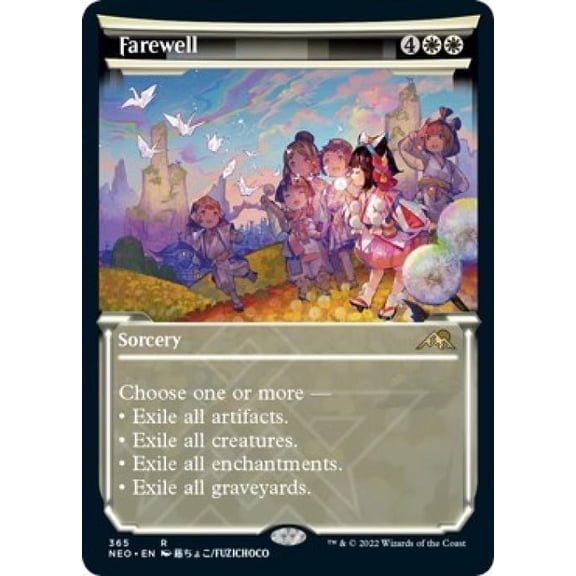 Magic the Gathering - Kamigawa: Neon Dynasty - Farewell (Showcase) Near Mint