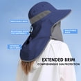 thumbnail image 3 of REDESS Nylon Sun Hats for Women and Men UPF 50+ Sun Protection and Neck Flap,Bucket Hat for Men and Women, 3 of 8
