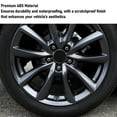 thumbnail image 3 of 4pcs Wheel Center Caps Excellent Sealing Exquisite ABS Snap On Wheel Center Hub Cap Cover 69mm Outer Diameter for Original Car Wheel Hub, 3 of 7