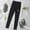 01 Black, variant on Weiqiqre Women's Straight Leg Jeans Pants Stretchy High Waisted Tummy Control Workout Hip Lift Yoga Pants Activewear
