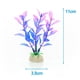 thumbnail image 2 of Juego de 10 plantas artificiales de plástico para decoración de peceras de acuario, 2 of 5