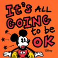 thumbnail image 3 of Disney - Mickey Mouse - It's All Going to be OK - Men's Crew Neck Fleece Pullover, 3 of 6