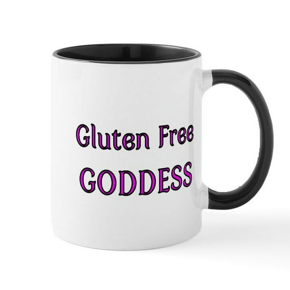 CafePress - GLUTEN FREE GODDESS 4 Mug - 11 oz Ceramic Mug - Novelty Coffee Tea Cup