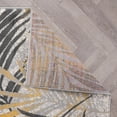 thumbnail image 4 of World Rug Gallery Edinburgh Floral Leaves Area Rug - Yellow 7'10"x10', 4 of 10