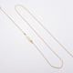 thumbnail image 4 of ZHAOCHENG Cadena de espina de pescado con forma de flecha de aleación versátil para accesorios europeos y americanos, cuerda para colgar en el cuello, cadena de gafas de avión de metal anticaída, colo, 4 of 4