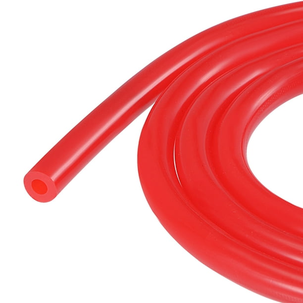 6mm ID 12mm OD 3mm Wall Thick 5ft Red Vacuum Silicone Tube Tubing