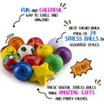 thumbnail image 4 of 24 Stress Balls - Bulk Stress Relief Toys Assortment - 2.5" Stress Balls, Smile Face, Globe, Sport Balls, Hearts and Stars for Treasure Box Classroom Prizes, Party Favors, Or Just Bec, 4 of 6