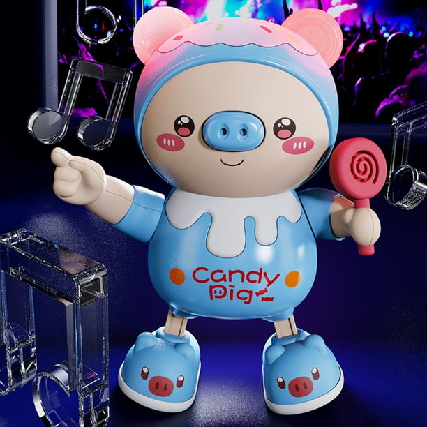 Juguete Electrónico De Música De Cerdo Bailando, Juguete Interactivo De Animales Que Caminan Con Luz Actividades Fresca Para Niños Con Efecto Y Sonido Claro, Excelentes Niños,