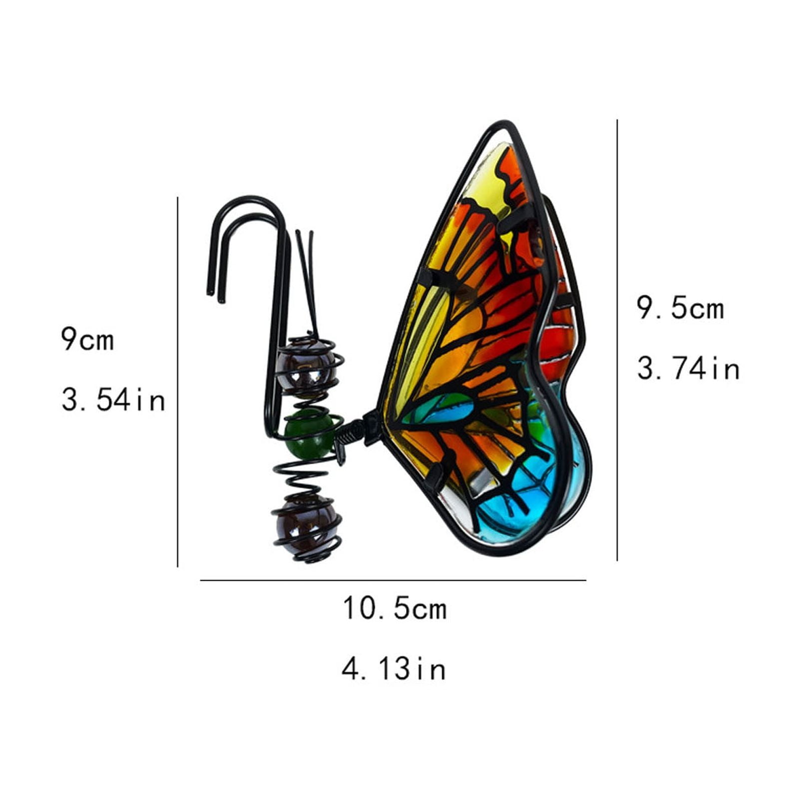 TTJ Decorative Pots for Plantss Indoor Glass Iron Art Flower Pot