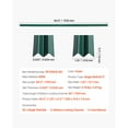 thumbnail image 5 of KFFKFF Privacy Slats with Bottom Lock, Single-Wall Vertical Slats for Chain-Link Enclosure, Dense HDPE Chain Link Slats, Perfectly Suited for 4' Tall Fence in Gardens, Farms, Sports Areas (Green), 5 of 9
