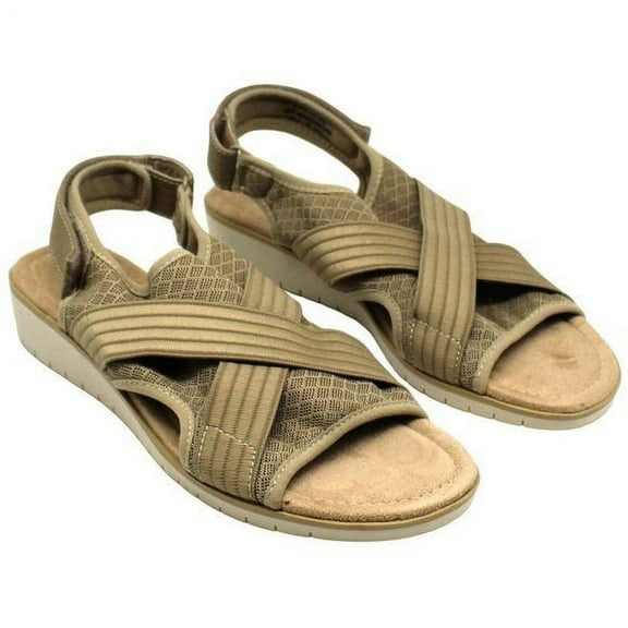 Womens Easy Street Raeven Mesh Wedge Sandals