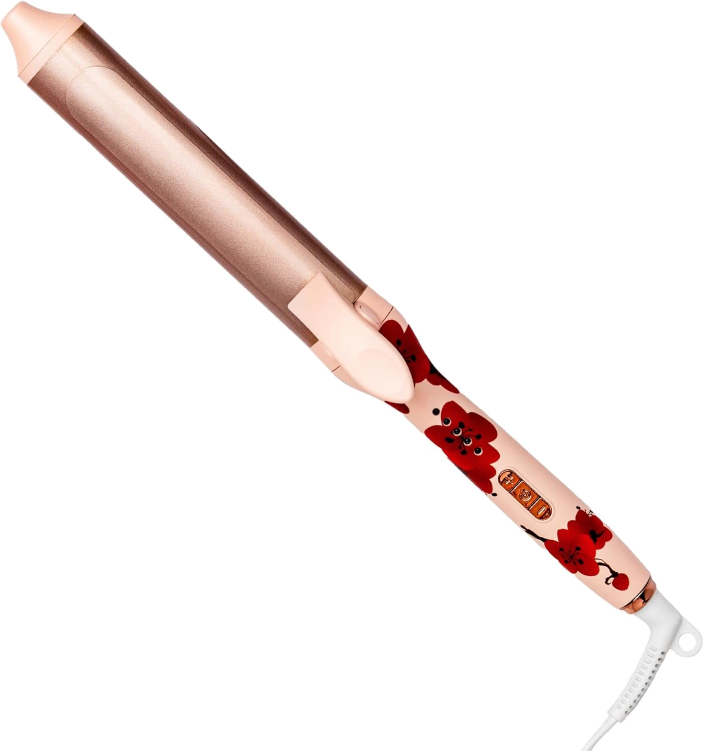 Savage Hair Curler, Professional Curling Wand for Women, Kyoto Design, 1” inch Ceramic Plated Barrel, PTC Heating Element, 5 Temperature Settings 266° - 410°, Auto Off, 360° Swivel 9’ Foot ALCI Cord