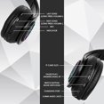 thumbnail image 4 of (Negro) Auriculares inalámbricos Bluetooth Auriculares para niños Auriculares plegables para gatos con micrófono estéreo Auriculares Bluetooth para niños para teléfono PC., 4 of 5