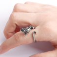 thumbnail image 2 of Anillos punk vintage Anillos de lagarto gótico Apertura Anillo punk ajustable Joyería, 2 of 5