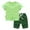 B, variant on Toddler Boy Summer Clothes Children's Summer Solid Color Short Sleeve T Shirt and Shorts Breathable Cotton Athleisure Two Piece Suit Infant Boys Outfits A 2 Years-3 Years