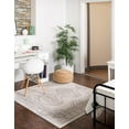 thumbnail image 3 of Rugs.com Charlotte Collection Rug – 5 Ft Square Ivory Low-Pile Rug Perfect For Living Rooms, Kitchens, Entryways, 3 of 8