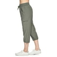 thumbnail image 5 of RBX Active Women's Relaxed Lightweight Woven Cargo Capri Pant, 5 of 7