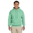 thumbnail image 3 of Gildan Mens Heavy Blend Hooded Sweatshirt, 2XL, Mint Green, 3 of 10