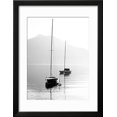 thumbnail image 2 of Two Sail Boats in Early Morning on the Mountain Lake. Black and White Photography. Salzkammergut, A Framed Print Wall Art By Kletr, 2 of 5