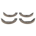 thumbnail image 2 of TRQ Rear Brake Pad & Rotor Kit Brake Pads Brake Rotor Parking Brake Shoe Set Semi-Metallic Premium G-Coated Fits Select 2013 BMW 328i xDrive 2015 X1, 2 of 4