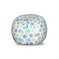 thumbnail image 1 of Marble Print Storage Toy Bag Chair, Abstract Pastel Honeycomb Pattern and Various Ornamental Hexagons, Stuffed Animal Organizer Washable Bag, Small Size, White and Multicolor, by Ambesonne, 1 of 3