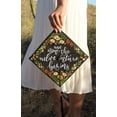 thumbnail image 4 of Floral Embroidered Graduation Cap Topper | Graduation Cap Decoration Topper | Graduation Gift | Embroidery | Flower Cap Topper | Hand painted Cap, 4 of 8