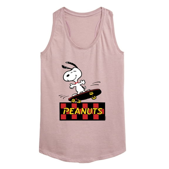 Peanuts - Snoopy Skater - Women's Racerback Tank Top