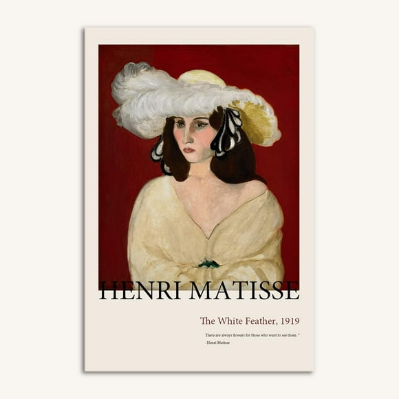 ASPORIC Henri Matisse Canvas Wall Art Canvas Posters Print Music 1939s by Henri Matisse Painting Illustrations Modern wall art for Living Room, Bedroom, Office Unframed 11x14 Inch