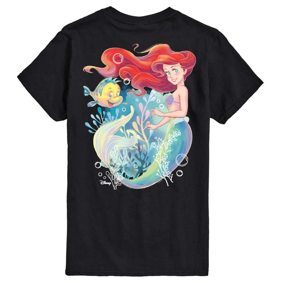 Disney - Ariel Watercolor - Men's Short Sleeve Graphic T-Shirt