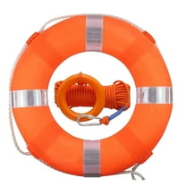 Kumdkd USCG-Approved 19.68" Life Buoy Ring Boat Throw Rings with Reflective Strips