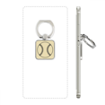 thumbnail image 1 of baseball sport line drawing pattern square cell ph  stand holder bracket universal support, 1 of 3