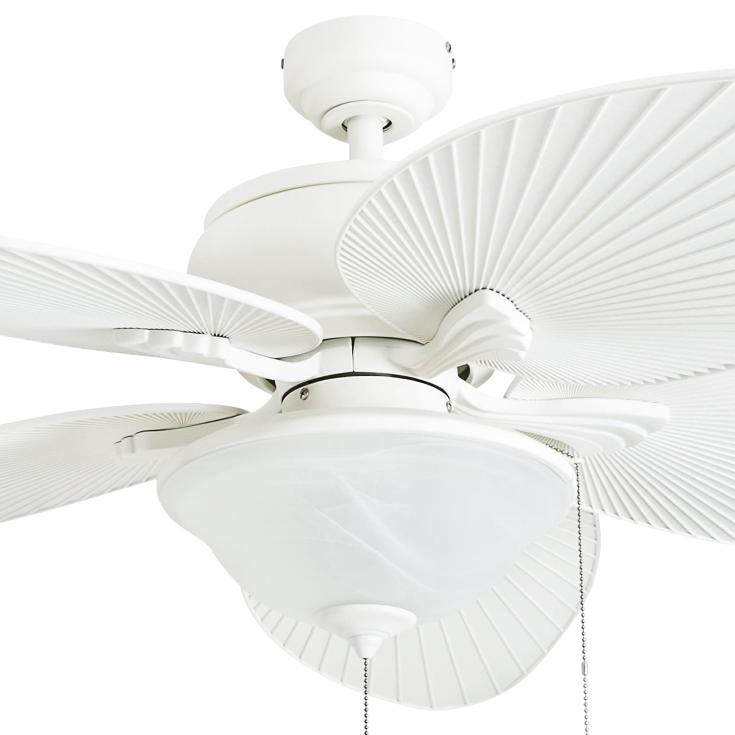 Prominence Home Celana 52" Tropical Indoor/Outdoor Ceiling Fan with 5 Blades, Bowl Light Kit, Pull Chains & Reverse Airflow