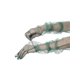 thumbnail image 4 of Guantes largos de ópera de tul para mujer INSPIRE CHIC, guantes de malla transparentes de dedo completo para la noche de boda, verde oscuro L, 4 of 6