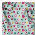 thumbnail image 4 of Soimoi Tissu Satin Modal Vert Imprimé Donuts par Yard 42 Pouces de Large, 4 of 5