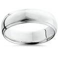 thumbnail image 1 of Bague de Mariage Polie à Découpe Pas 950 Platine, 1 of 2