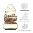 thumbnail image 4 of Fotbe Train Funda para Asiento de Auto con Estampado – Impermeable y Antisudor – Ajuste Universal, Lavable a Máquina, Antideslizante (1 Pieza), 4 of 5