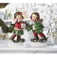 thumbnail image 2 of Koehler home decor  Holly and Noel Skating Figurines, 2 of 2